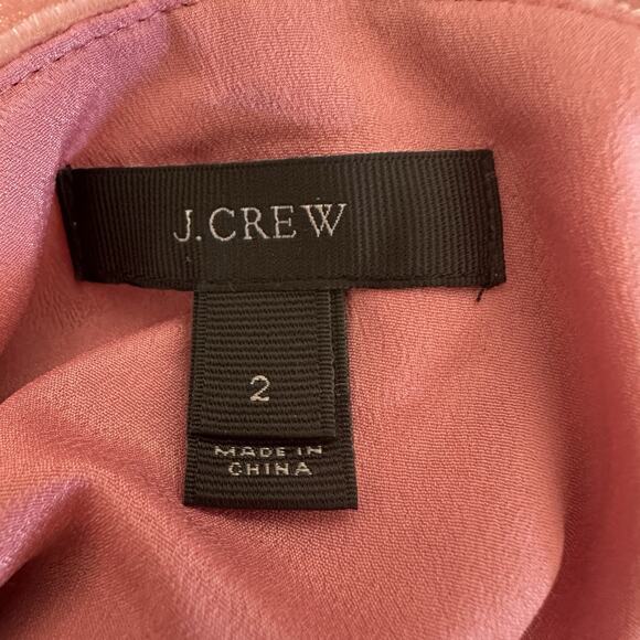 J Crew Velvet Top Women Size 2 Pink Peplum Cami Soft Feminine Dainty Fairy Boho - Picture 10 of 13